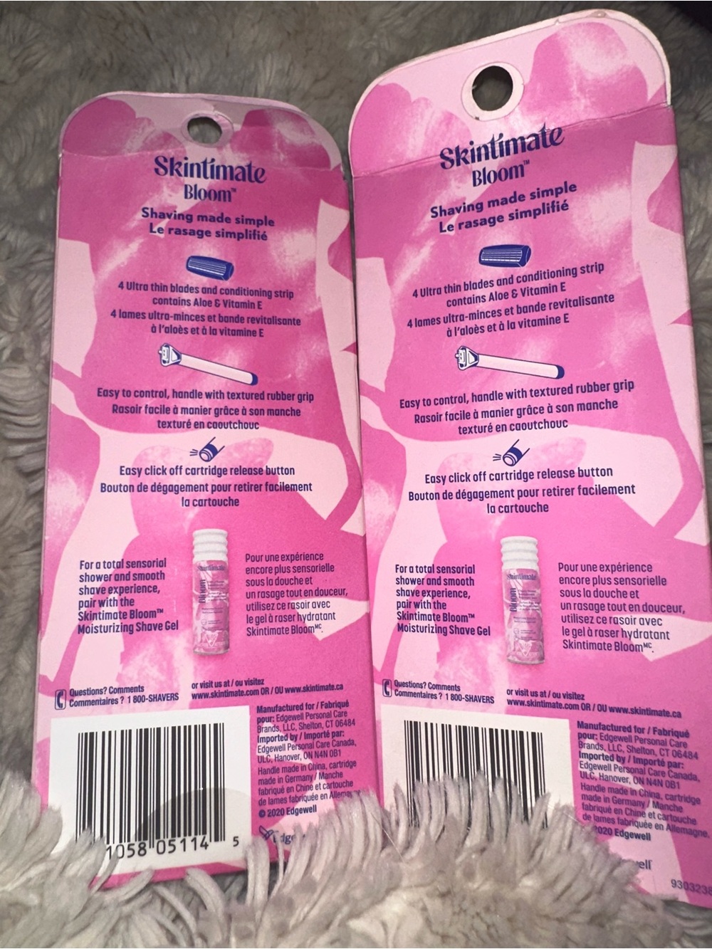 Skintimate Bloom Razor - 2pack - Picture 2 of 2